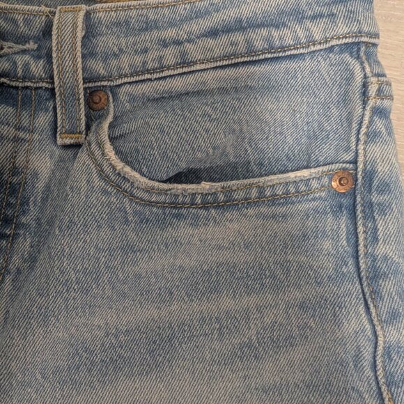 Levi's Light Wash Distressed Jeans - Picture 9 of 16